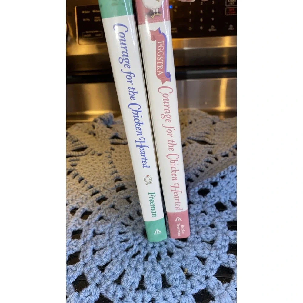 Courage for the Chicken Hearted & Eggstra Courage HB Guidepost Short Stories SET